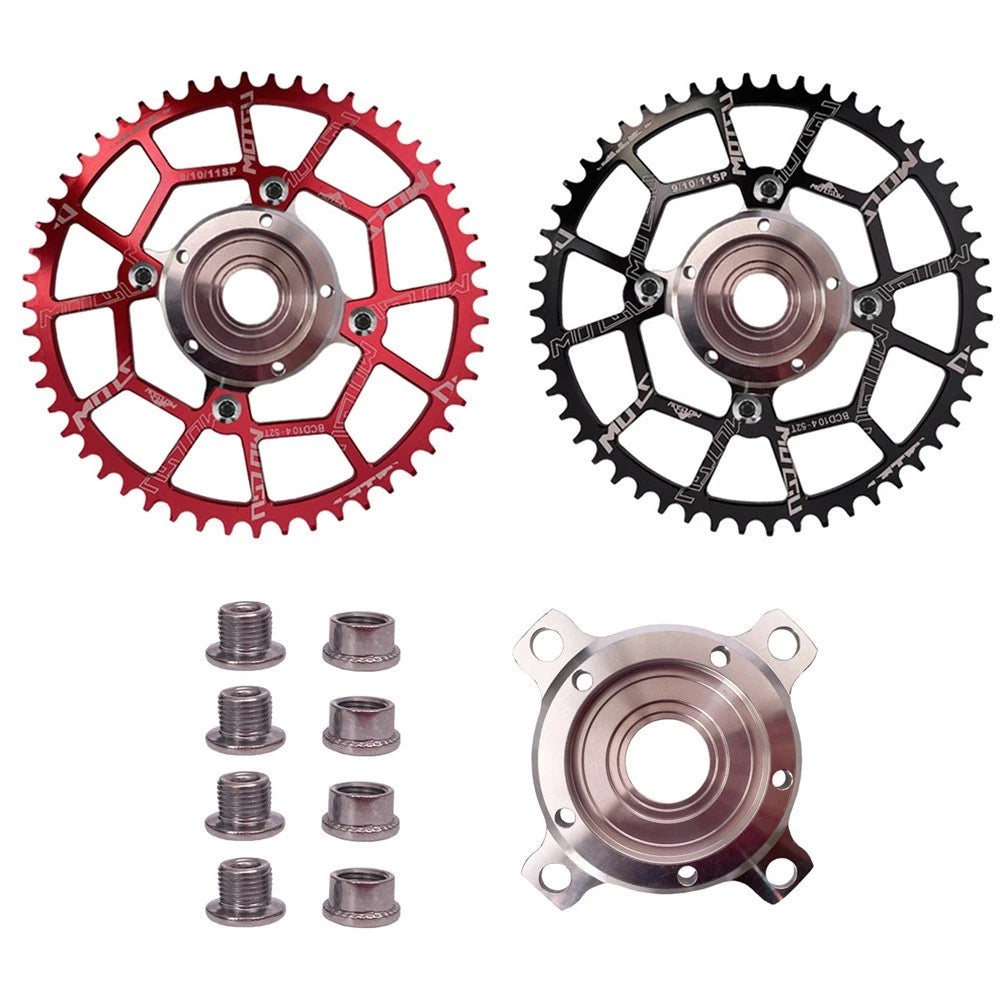 Chainring Set for Bicycle Positive Negative Replacement Converter
