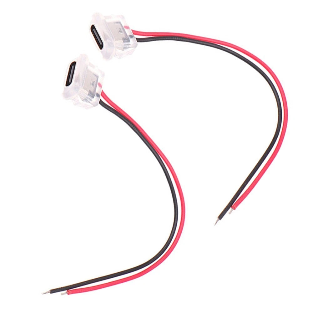 2X Charging Socket Type C for - Rubber Coating