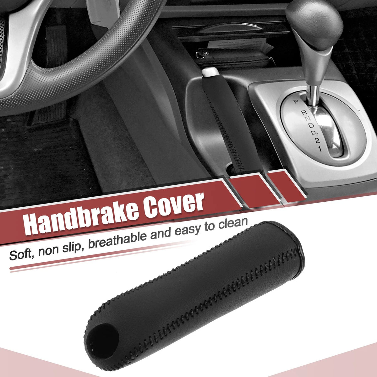 Faux Leather Handbrake Cover Trim for Subaru Forester (2009–2017)