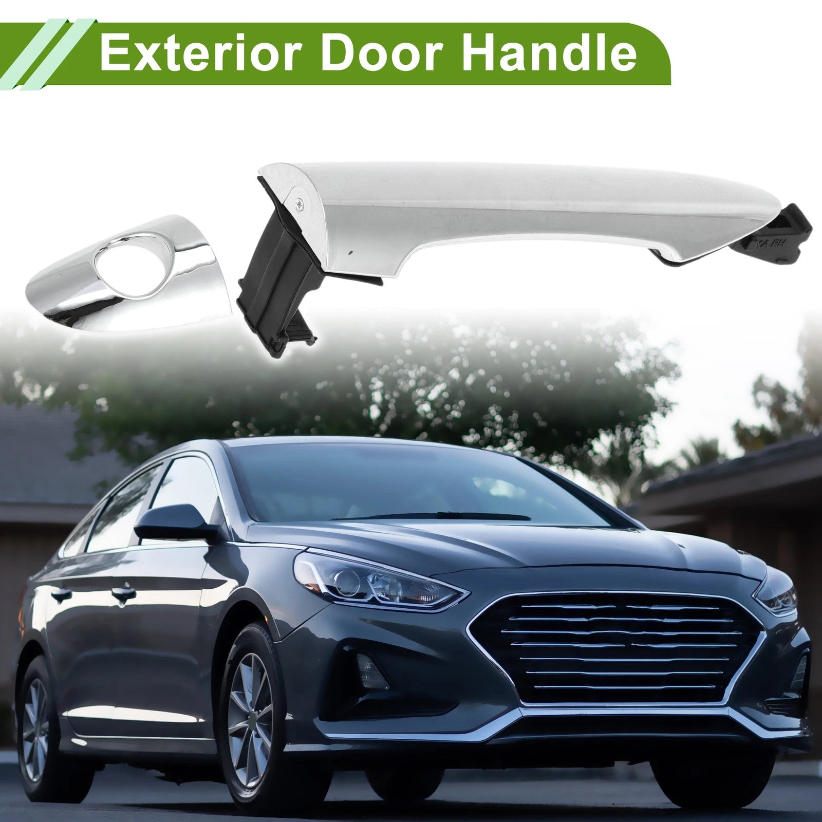 Exterior Door Handle Replacement Front Right for Hyundai and Kia (2010–2018)