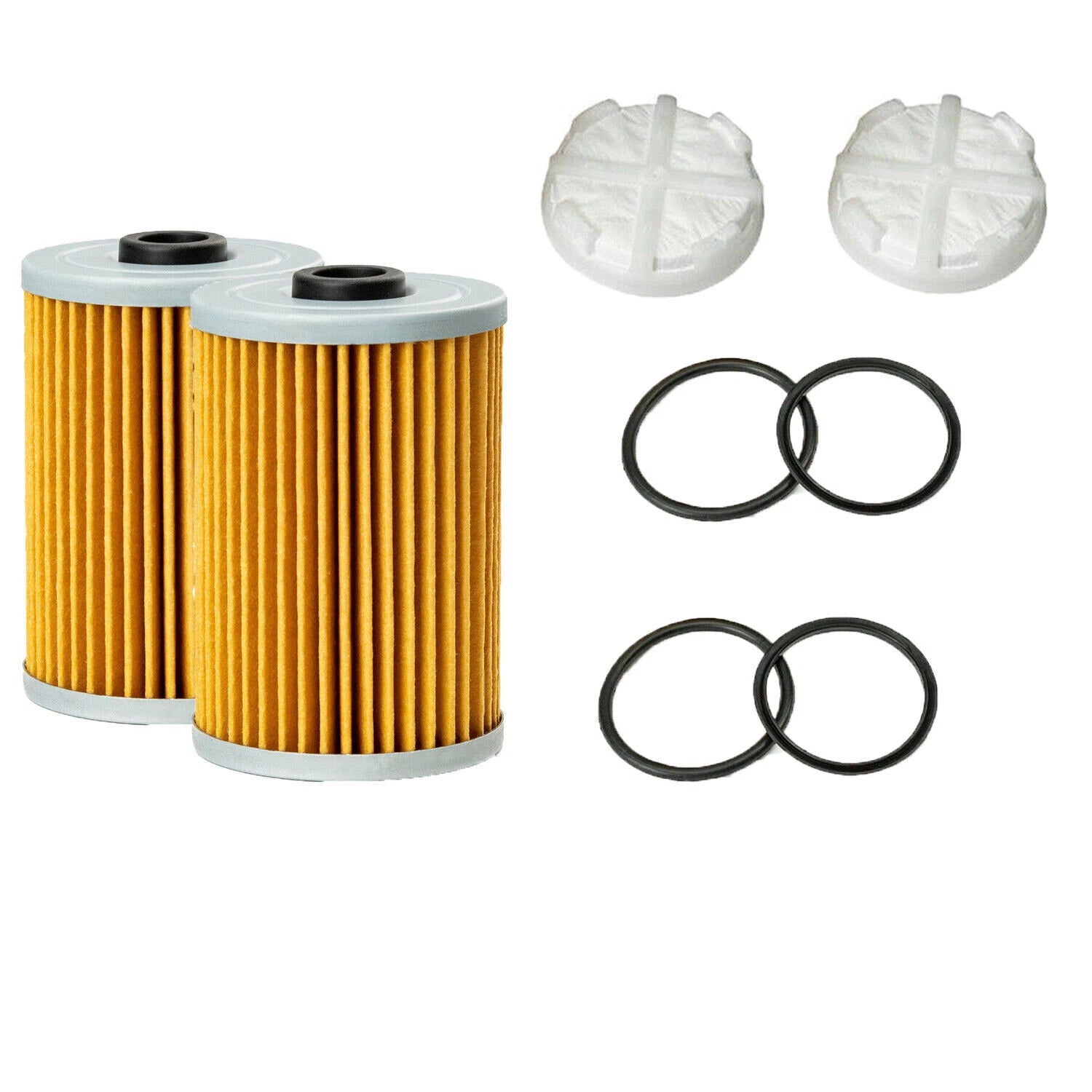 Set of 2 Fuel Filters 358M009368 for Mercury Marine Mercruiser