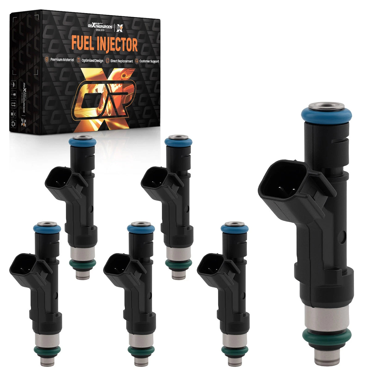 6 Fuel Injector Kit for VW Routan 3.8L 4.0L (2009–2010) 7B0906031 4 Hole