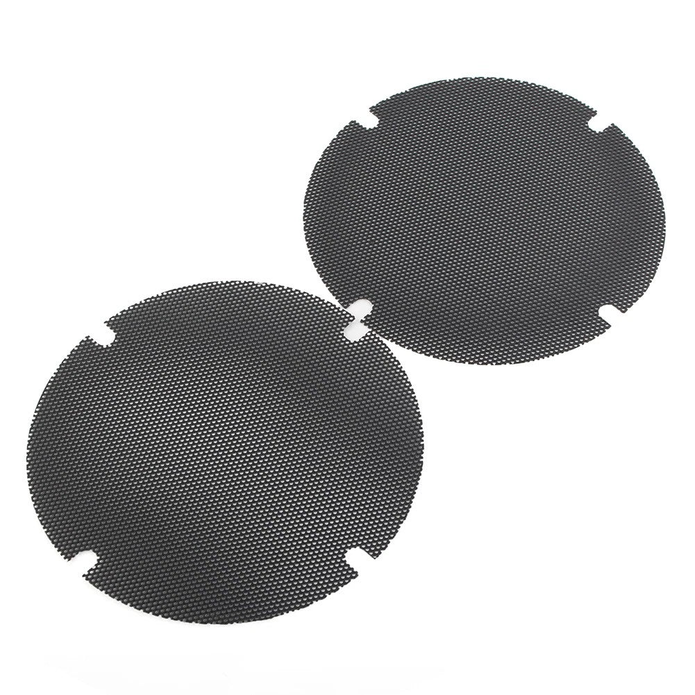 Black Rear Passenger Speaker Grill Mesh Covers for Harley Touring FLHTCU (2014–Up)