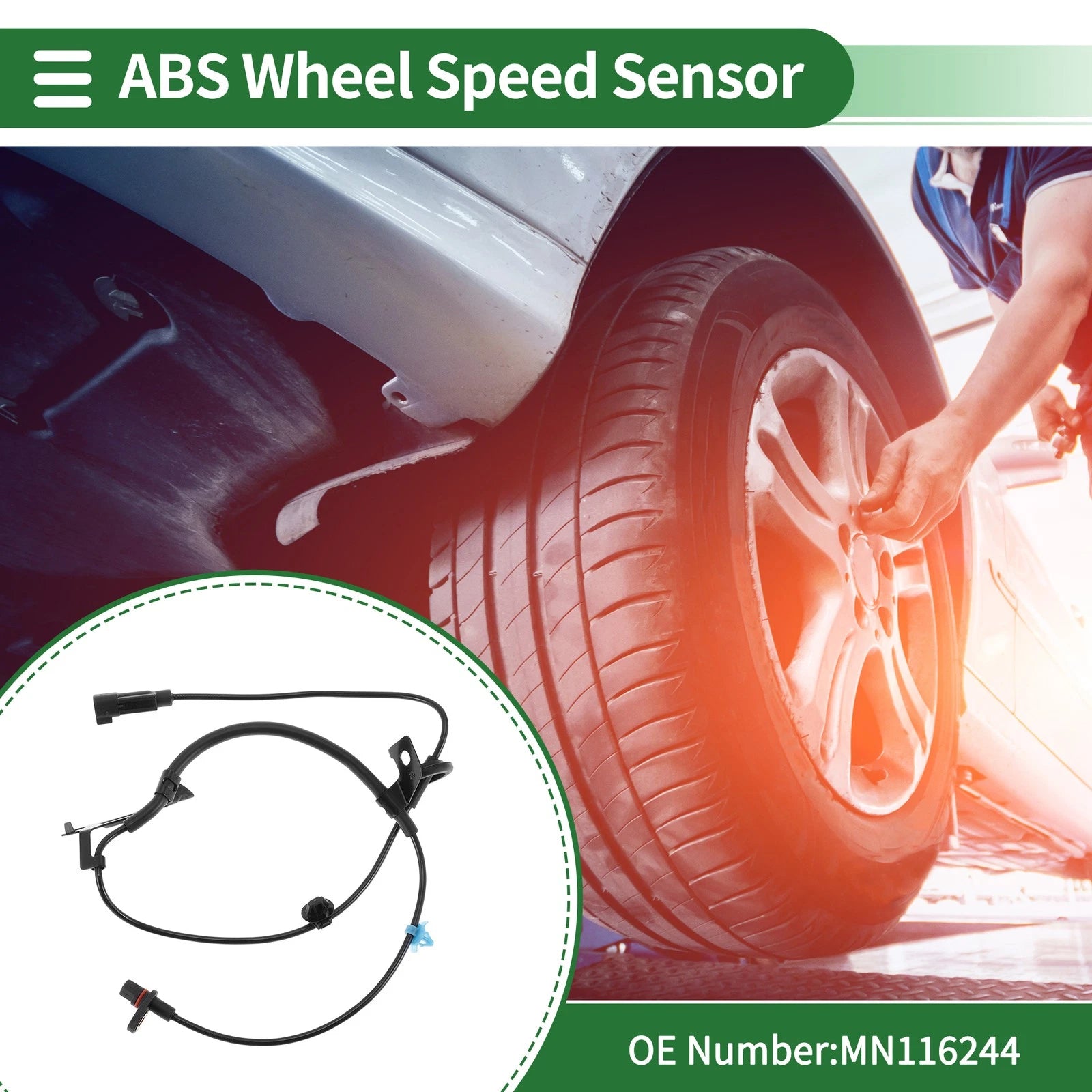 ABS Wheel Speed Sensor Replacement for Mitsubishi Outlander (2008–2013)
