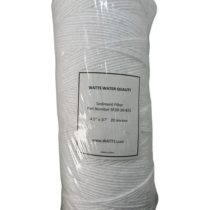 Water Sediment Filter 20 Micron for Watts SF20-10-425 (4.5'' x 10'')