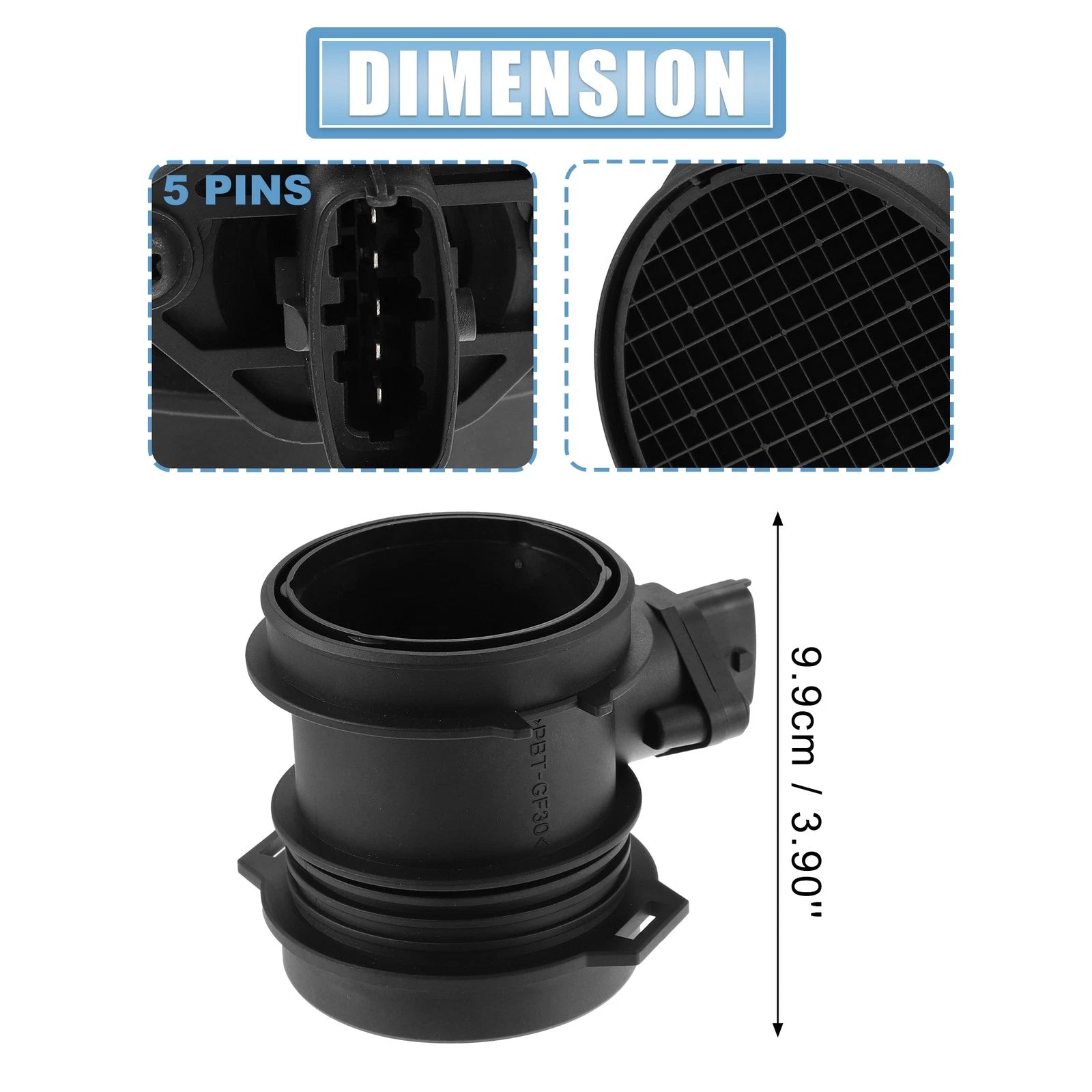 Mass Air Flow Sensor Replacement for Hyundai Santa Fe 3.5L (2003–2006)