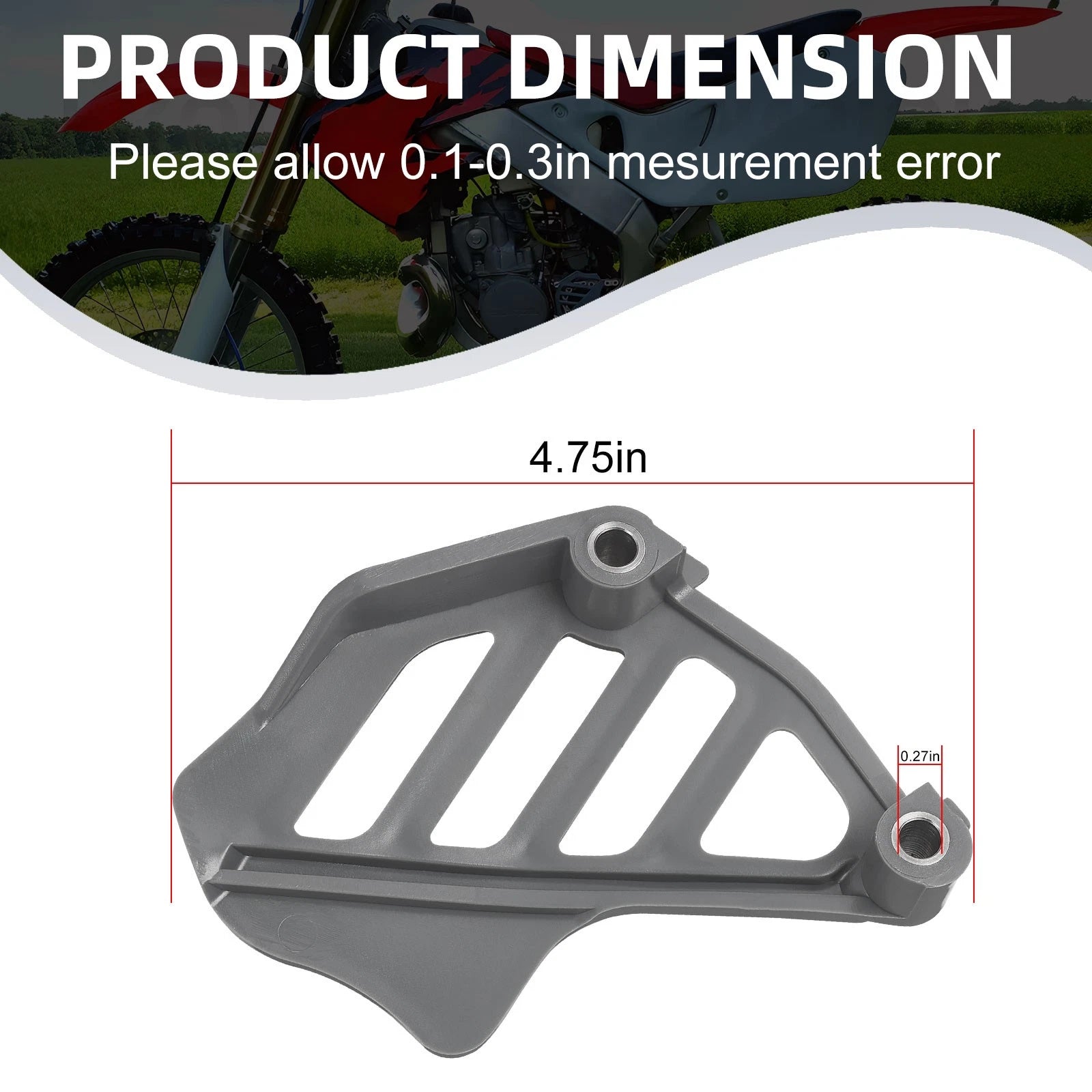 Sprocket Cover Guard for Honda CR125R (1998–2007) 23810-KZ4-620