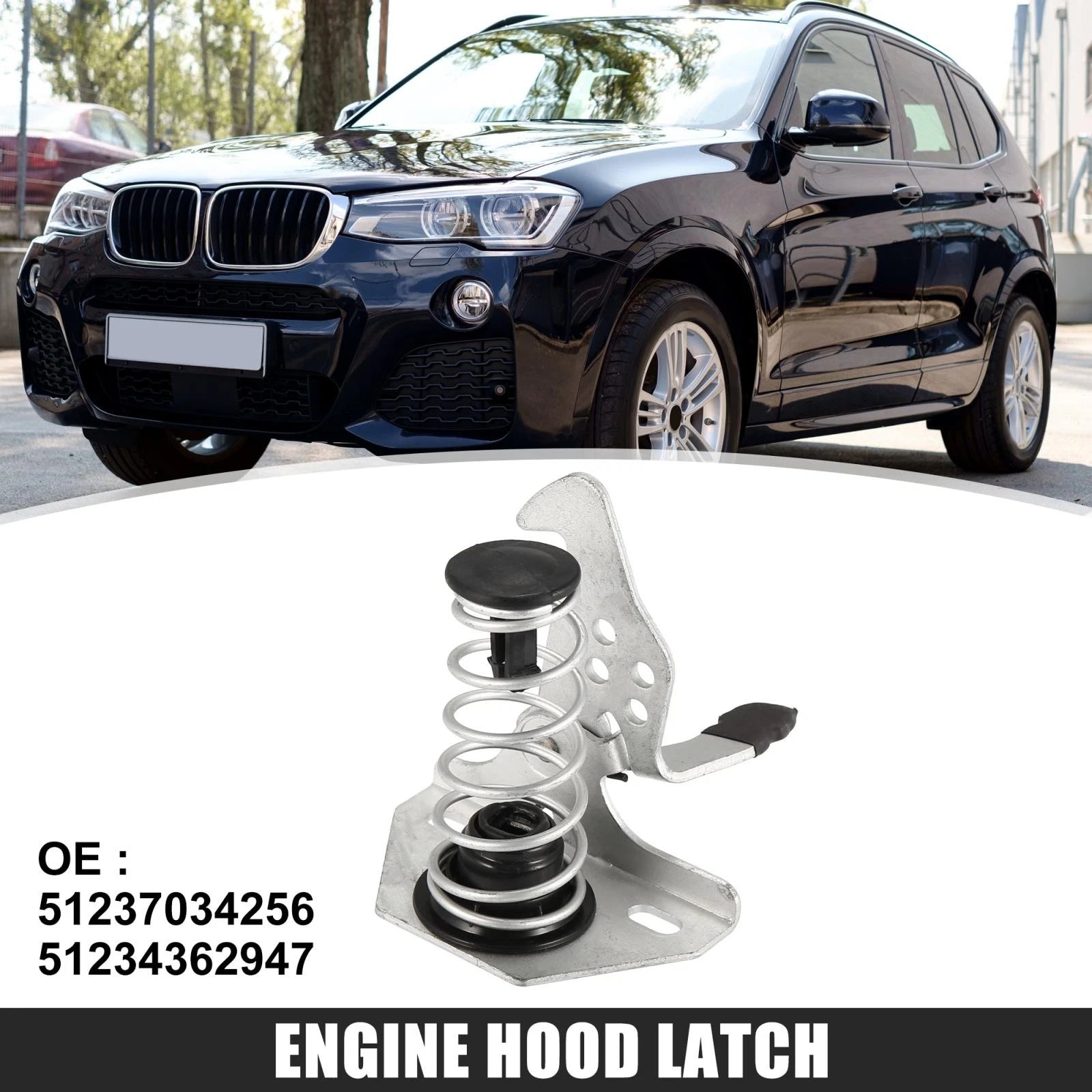 Engine Hood Latch Replacement for BMW 550i 650i M5 M6 (2006–2010)