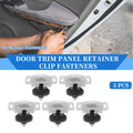 Door Panel Trim Clips Base Bracket Retainer Set for Audi A4 (2003–2009)