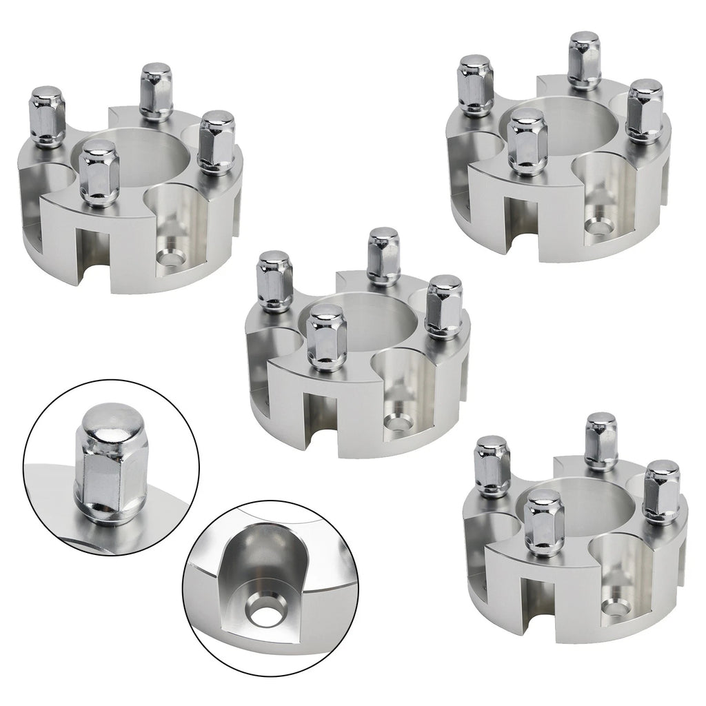 2 Inch Wheel Spacers Kit with Lug Nuts for Yamaha Club Car EZGO