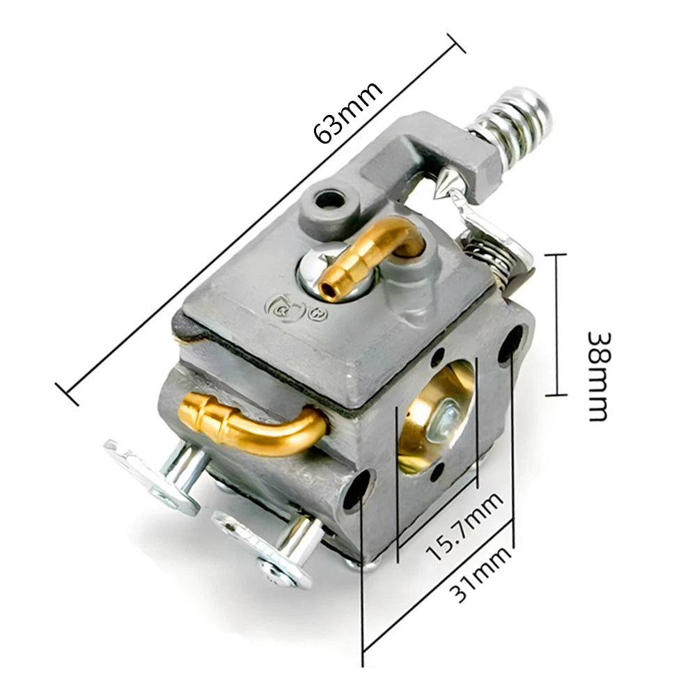 Carburetor for Chainsaw (Two Engines) with Copper Nozzle Design