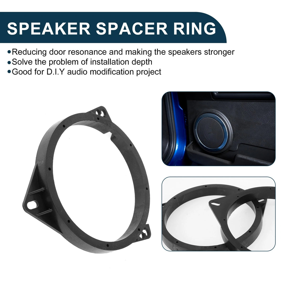 Set of 2 Speaker Spacer Rings for Nissan Murano (2003–2019)