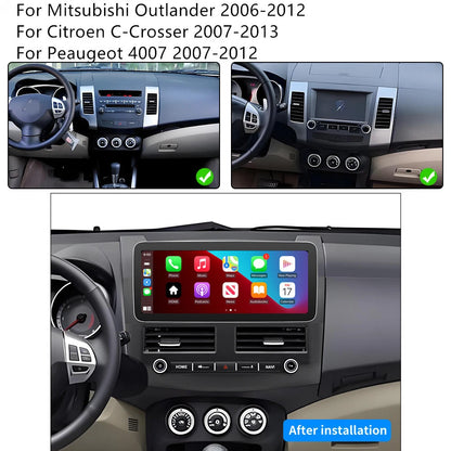 12.3" Carplay GPS Navigation Stereo for Mitsubishi Outlander