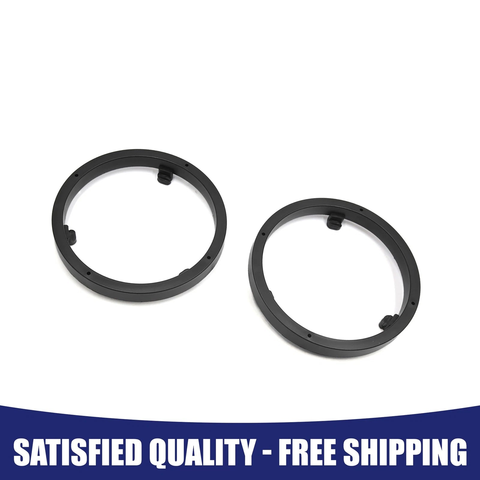 Car Audio Speaker Spacer Adaptor Rings for Mitsubishi (2 Pack, 6.5")