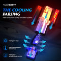 Pair H4 9003 LED Headlight Bulbs for