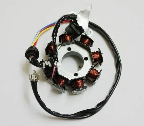 8 Poles Magneto Stator Roller Flywheel for 200cc 250cc Engine PIT Quad ATV