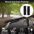 Bike Handlebar Grip Cover 85mm Lightweight End Protector for Black Pair (85mm)