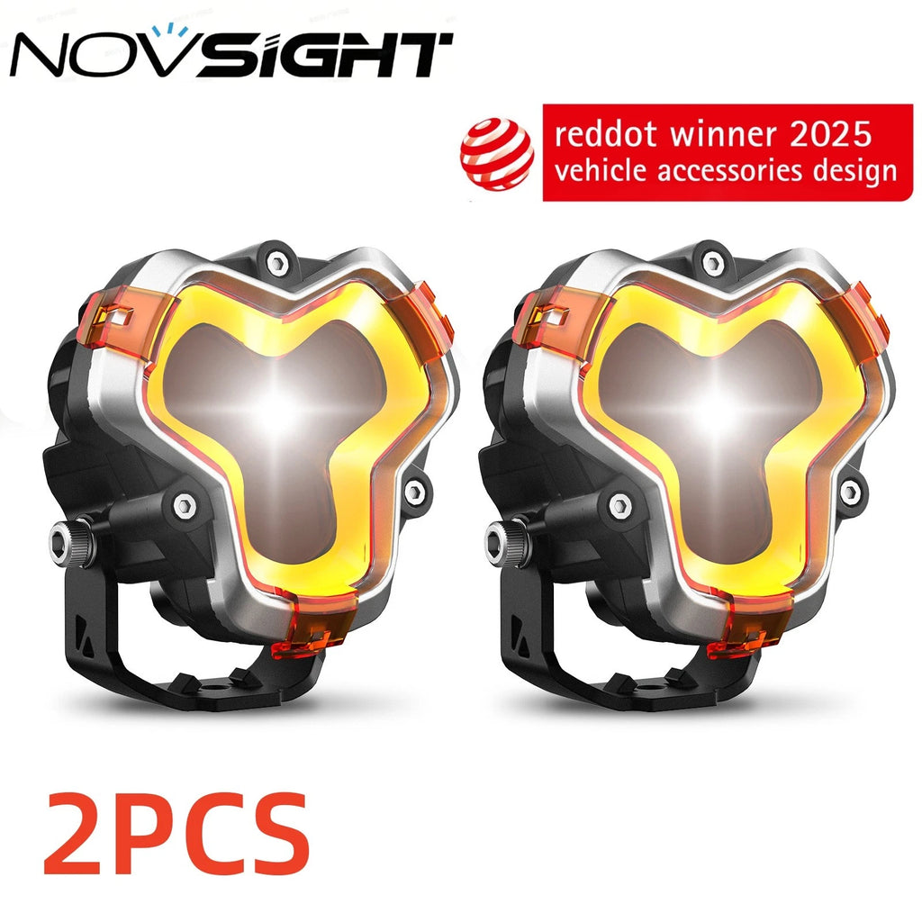 2X LED Pod Work Light for Jeep (Off Road, Flood Beam)