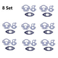 8X Carburetor Gasket Set for Husqvarna 235 235E 240 240E 236 236E