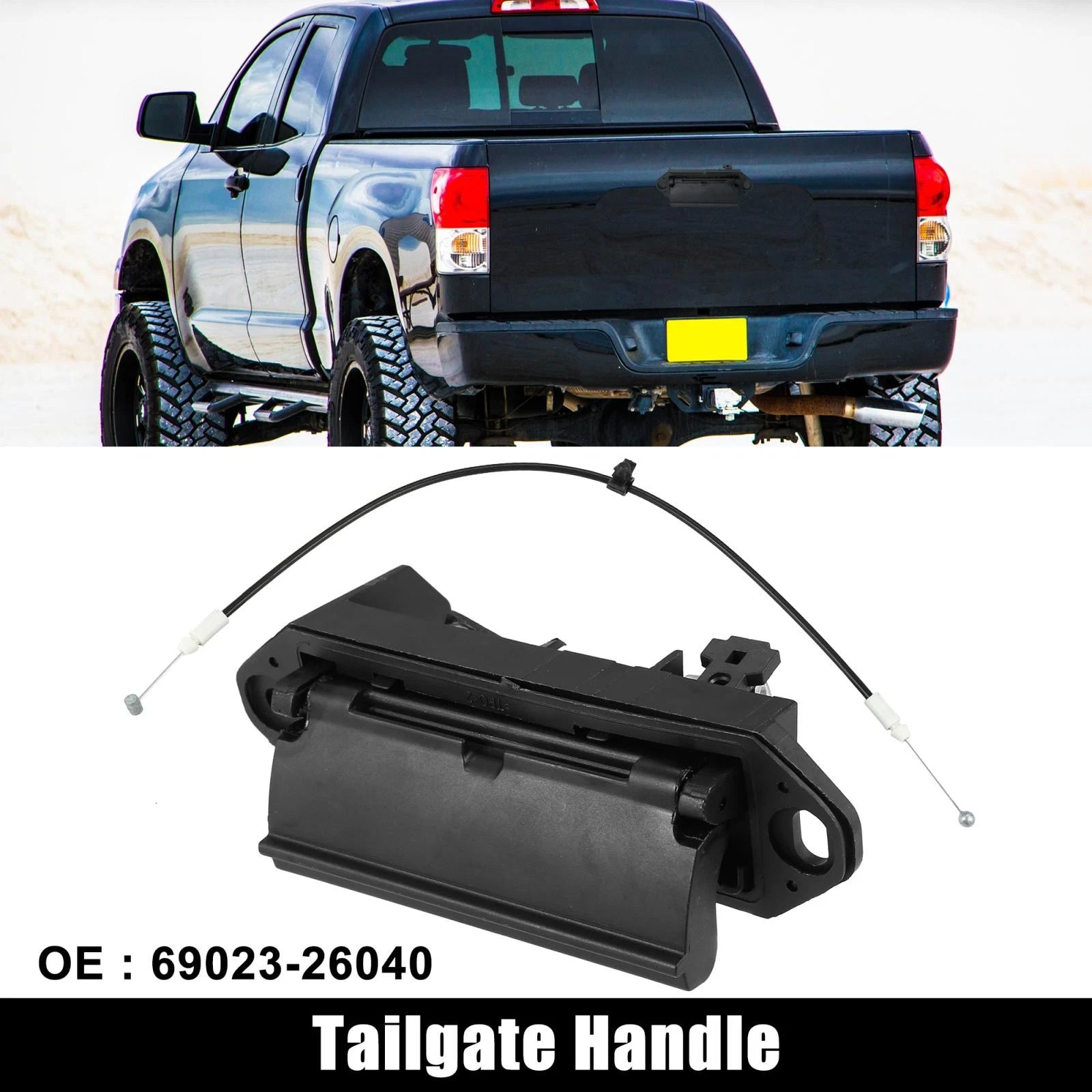 Rear Tailgate Handle Replacement for Toyota Hiace TRH KDH (2005–2019)