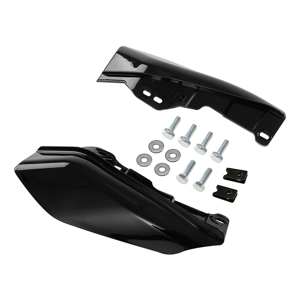 Black Mid Frame Air Deflectors for Harley Electra Glide 2017–2023