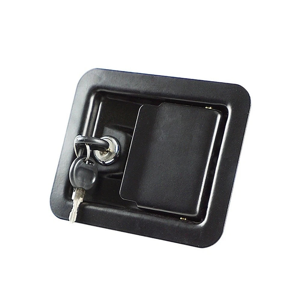 Flush Mount Square Latch for Generator Compartments and Trailer Doors