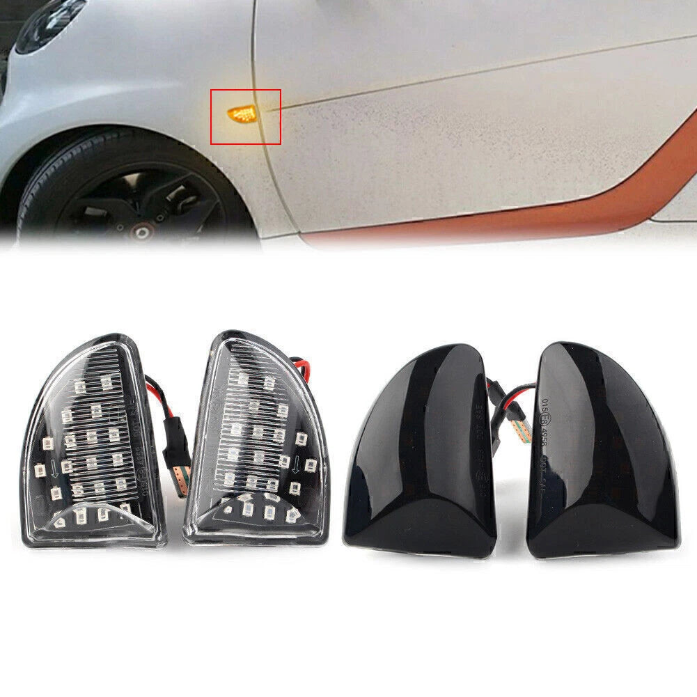 LED Sequential Dynamic Side Marker Lamp for Smart Fortwo W451 (2007–2014)