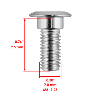 Front Wheel Disc Stud Screw Bolt for Yamaha Kodiak 700 YFM700 (2016–2021)