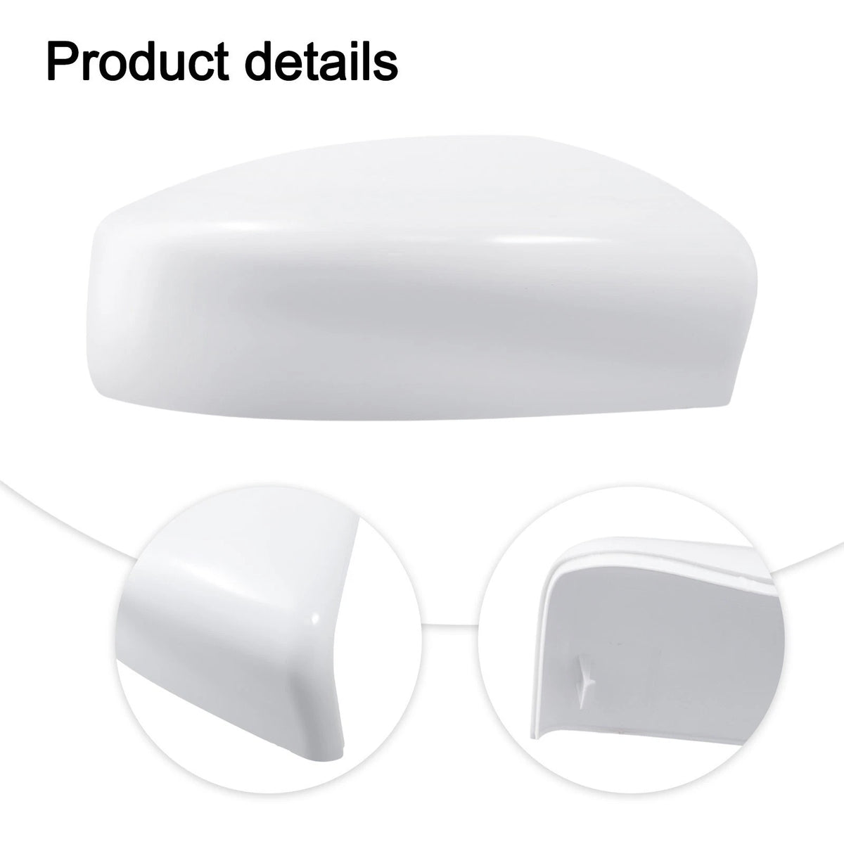 Right Side ABS White Mirror Cover for Nissan Sentra (2012–2019)