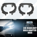H7 LED Headlight Adapter Kit for Honda CBR for Suzuki GSXR Yamaha (Pack 2)