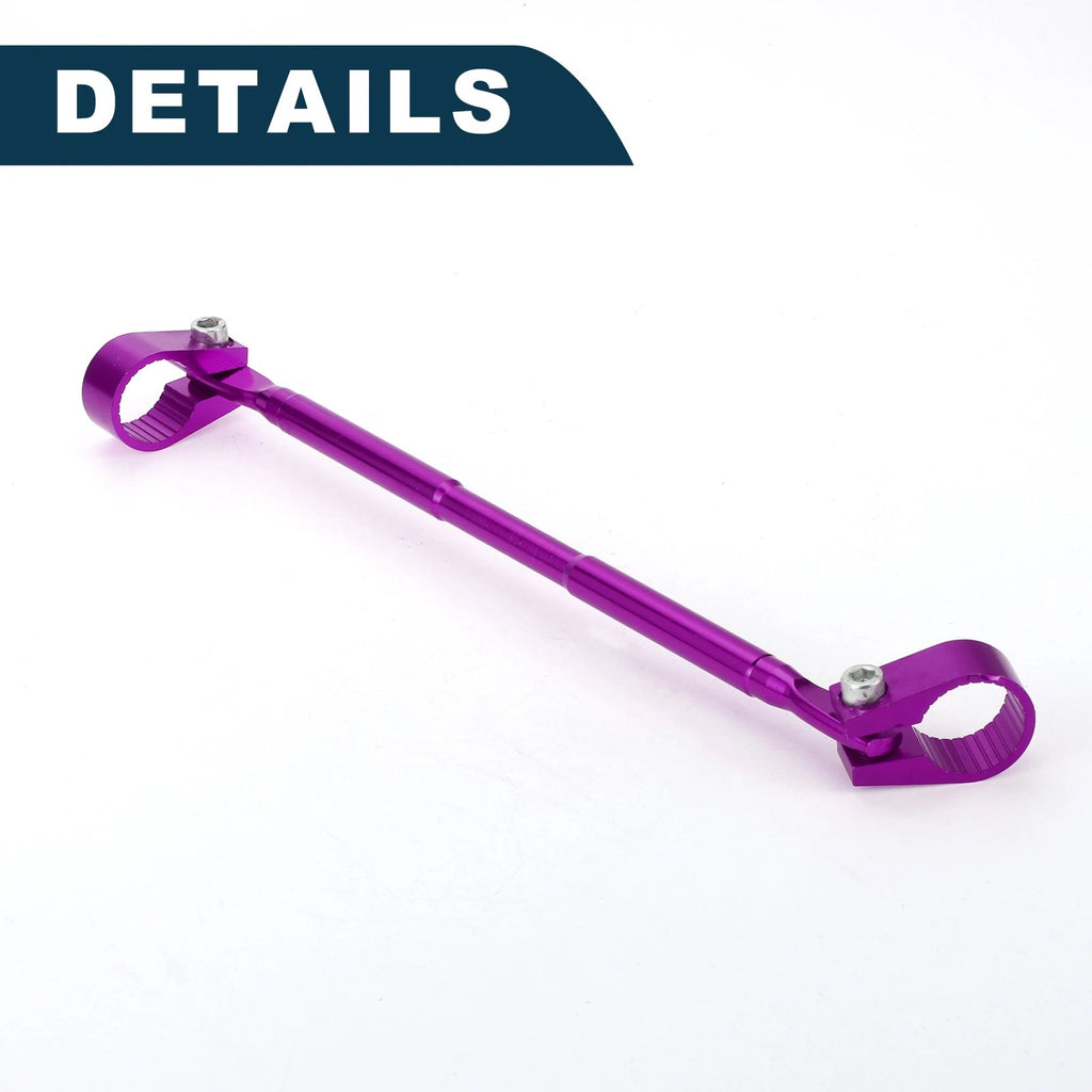 Motorcycle Handle Bracket Adjustable Handlebar for Bike Handlebar Purple (1)