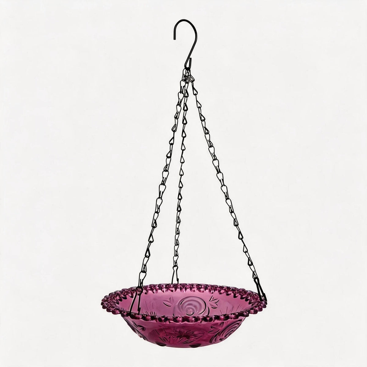 Bird Bath and Feeder Hanging Device for Patio Balcony Garden