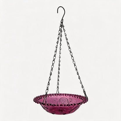 Bird Bath and Feeder Hanging Device for Patio Balcony Garden