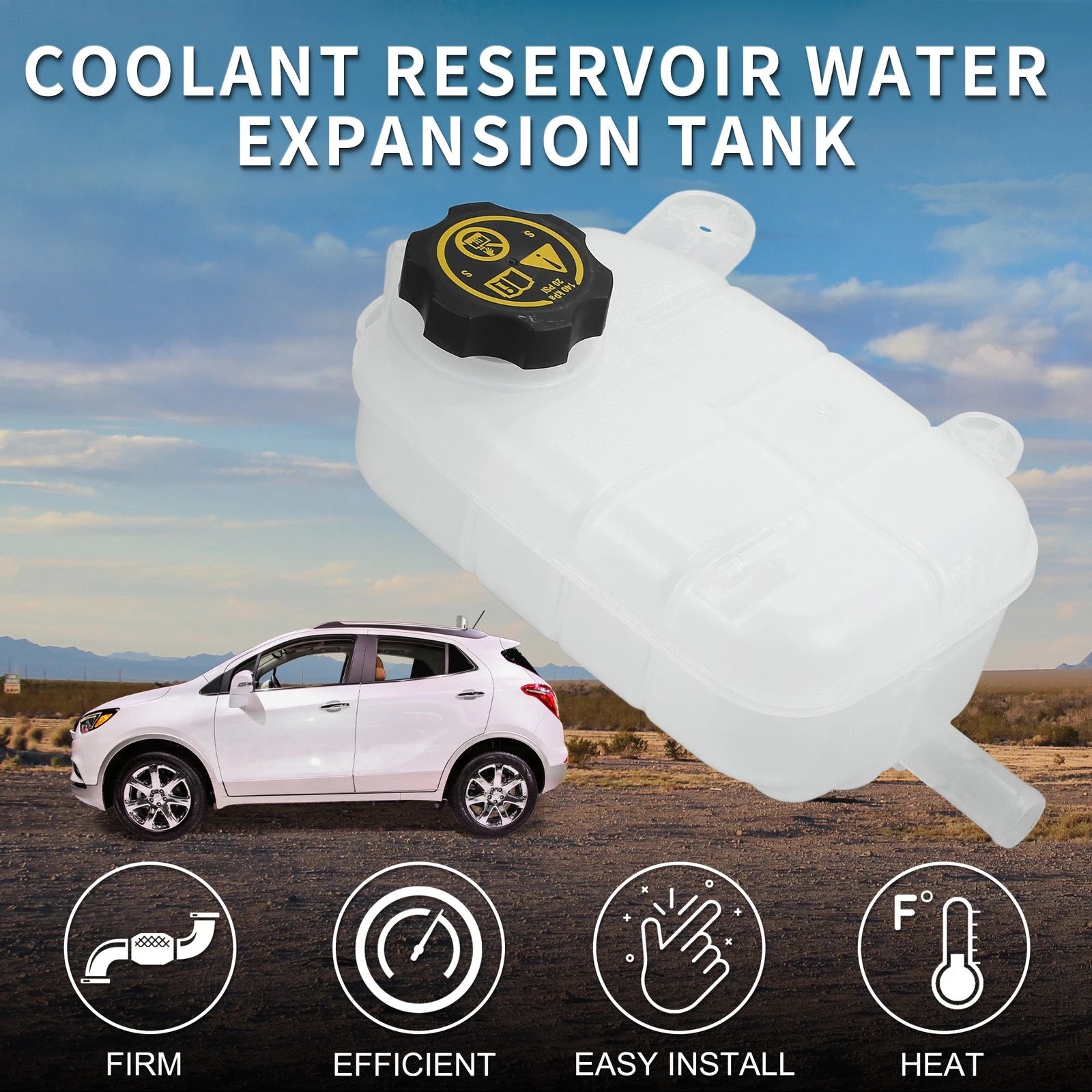 Coolant Expansion Tank with Cap Replacement for Buick Encore (2013–2020)