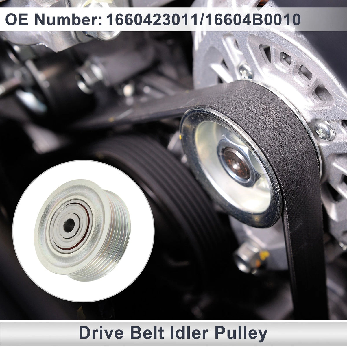 Drive Belt Idler Pulley Replacement for Toyota Yaris 2005–2010