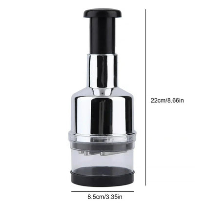 Handheld Garlic Press Manual Crusher with Peeler for Cooking Preparation