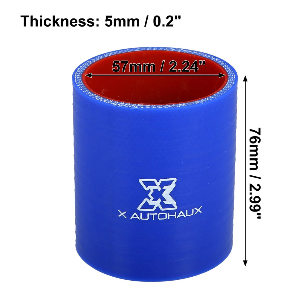 2.24" ID Straight Silicone Reducer Hose for Intercooler (Universal)