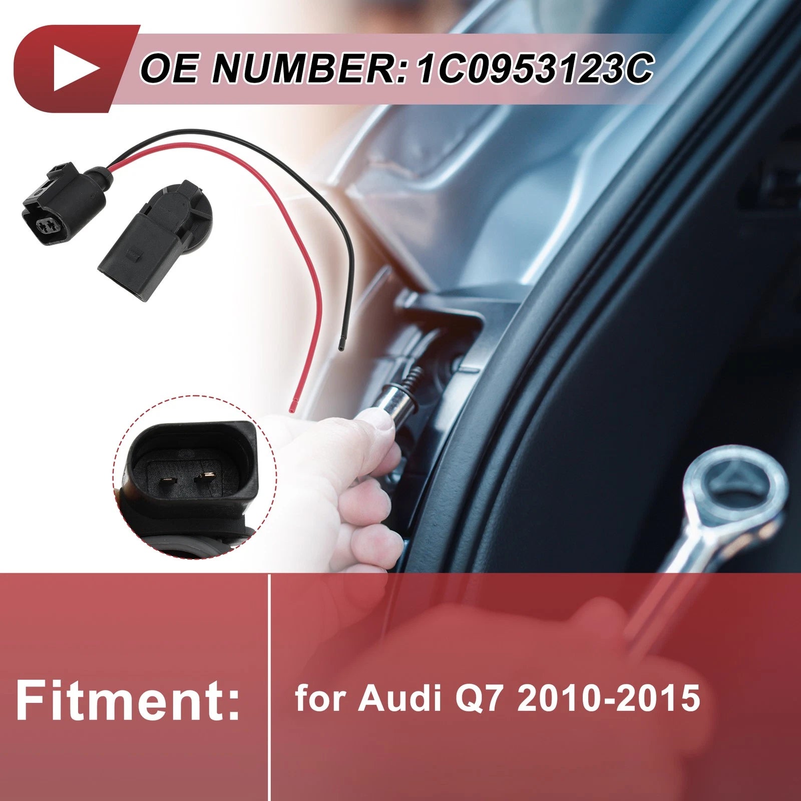 Front Turn Signal Socket Wiring Set for Audi Q7 (2010–2015)