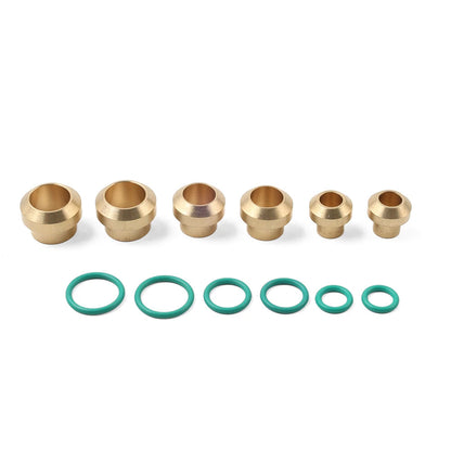 A/C Adapter Fitting Kit Male Insert O Ring to Male Flare for
