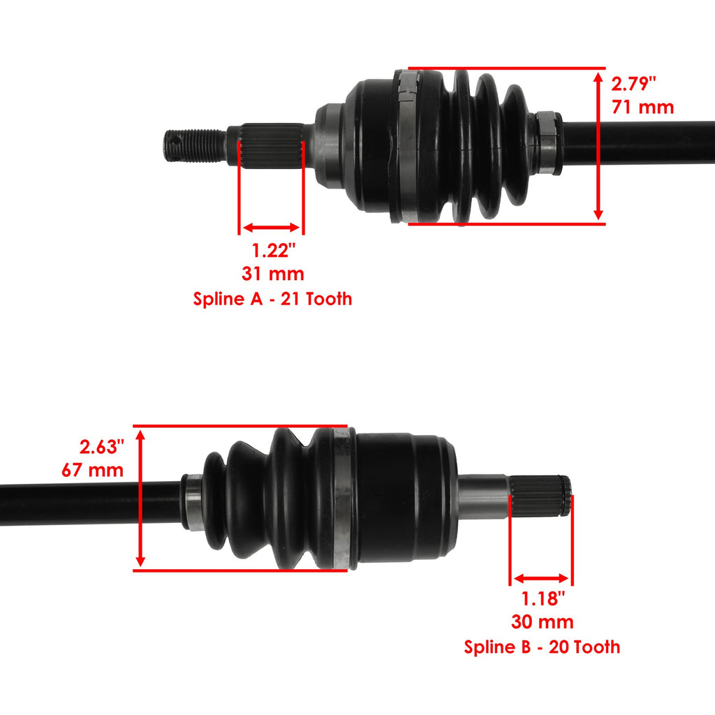 Front Left Right CV Joint Axle Bearing Replacement for Honda TRX400FW (1995–2001)