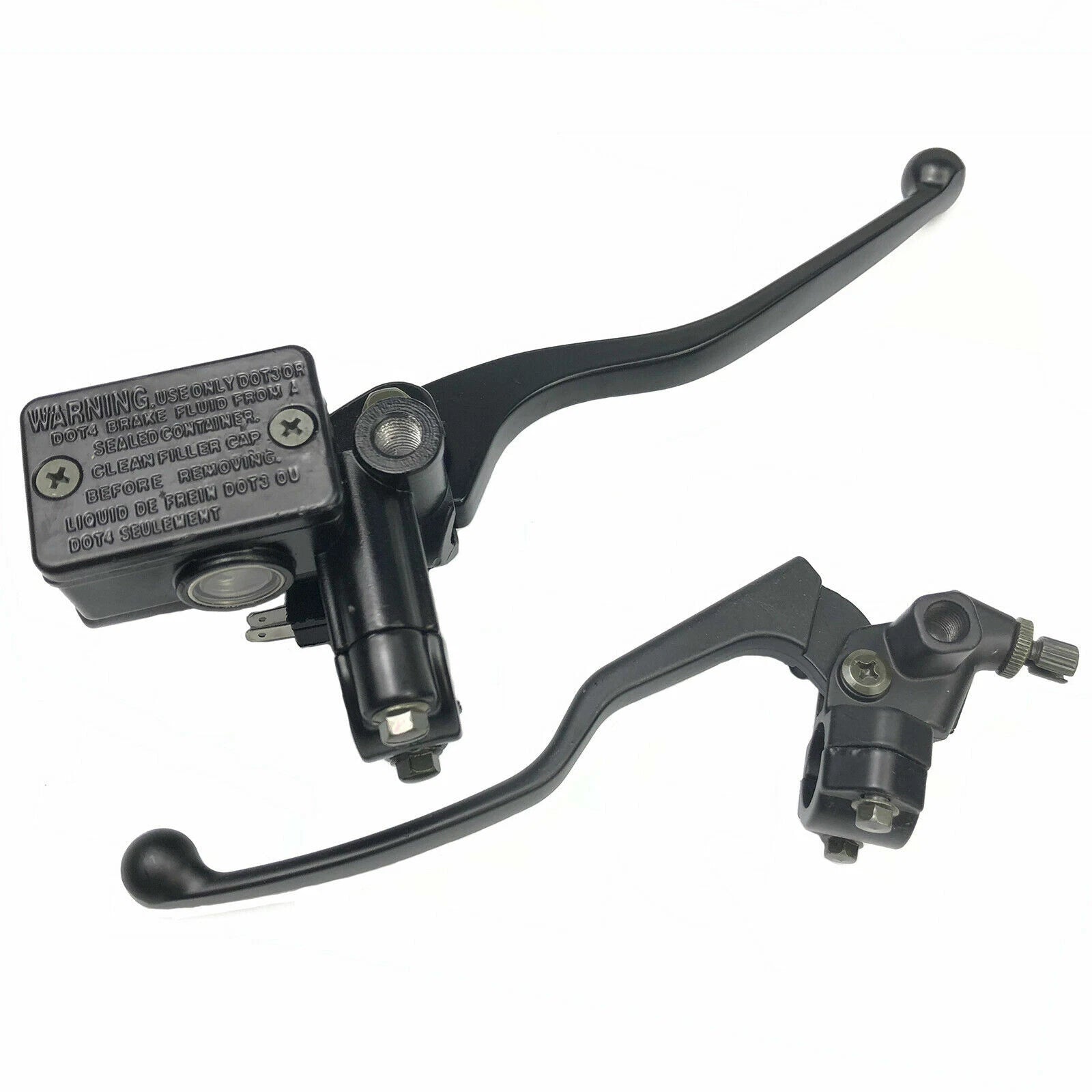 7/8" Hydraulic Brake Master Cylinder & Clutch Lever for Motorcycle