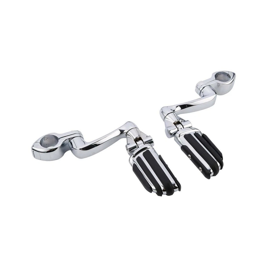 1 1/4" Engine Guards Highway Footpeg Pegs for Harley (Fitment Specific)