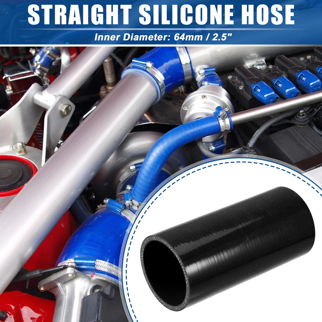 2.5" ID 6" Length Silicone Reducer Hose for Intercooler (Universal)