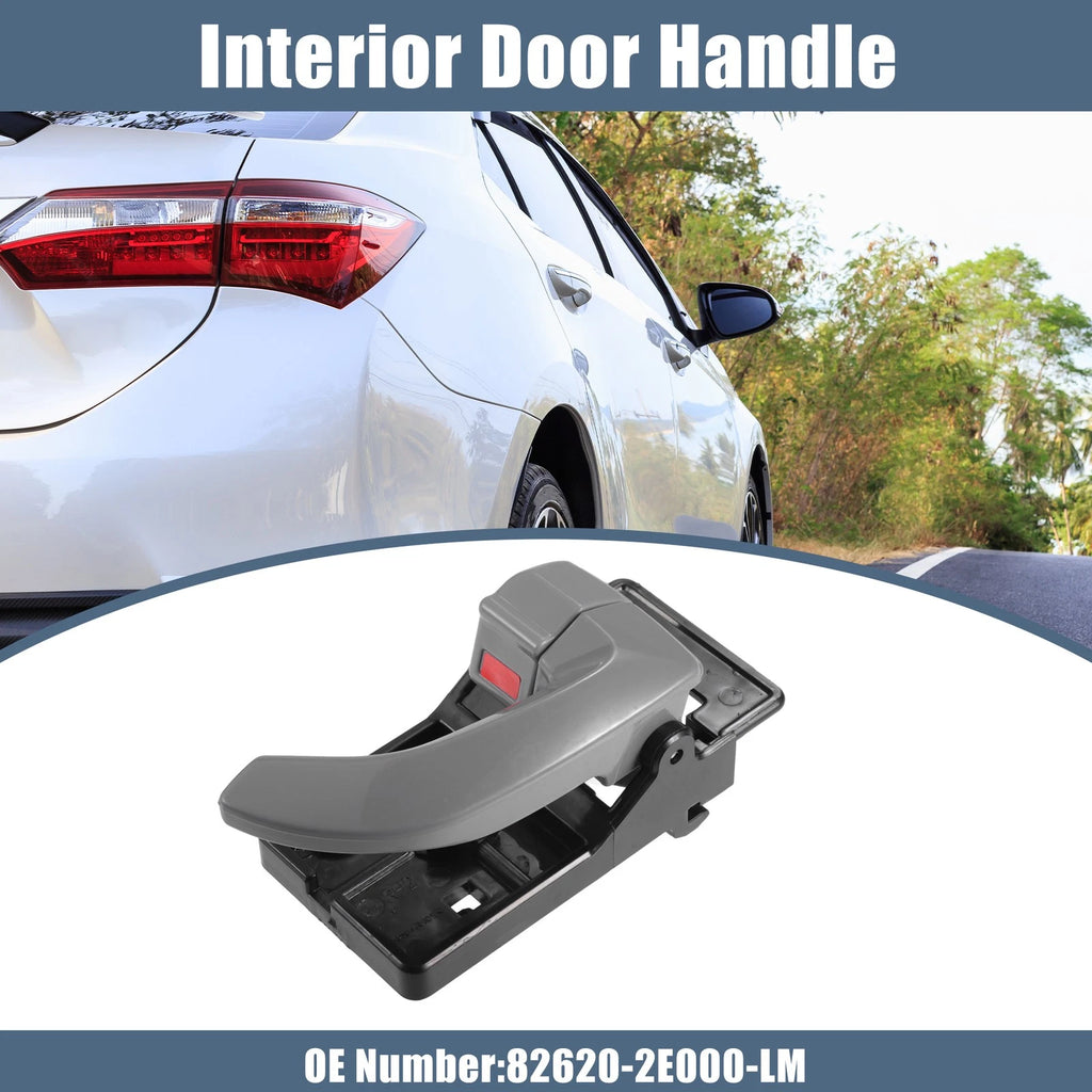 Right Interior Door Handle Replacement Black Gray for Hyundai Tucson (2005–2009)