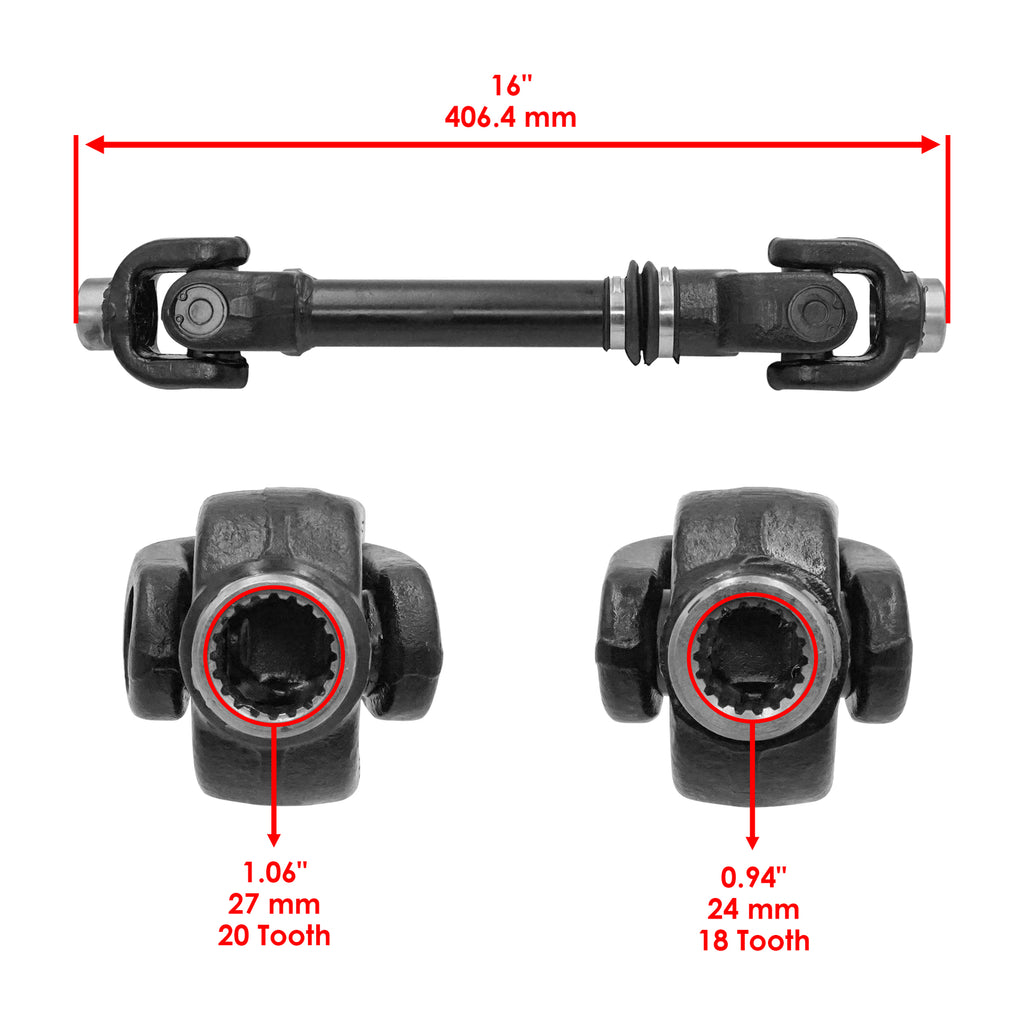 Rear Propeller Prop Shaft Replacement for Can-Am Maverick X3 (2017–2023)