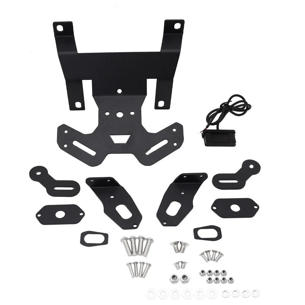 License Plate Holder Frame with Light for Honda CB125R CB150R CB300R (2018–2022)