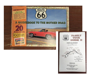 Set of 2 Route 66 Guidebooks for Family Tours