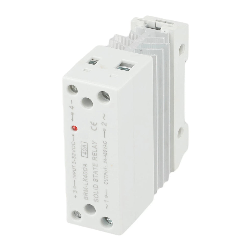 Integrated Rail Solid State Relay Module 40A DC Control AC (2010–2023)