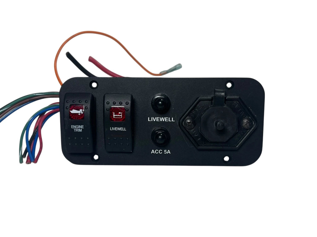 Switch Panel for Pacer Marine (6 3/4in x 3in)