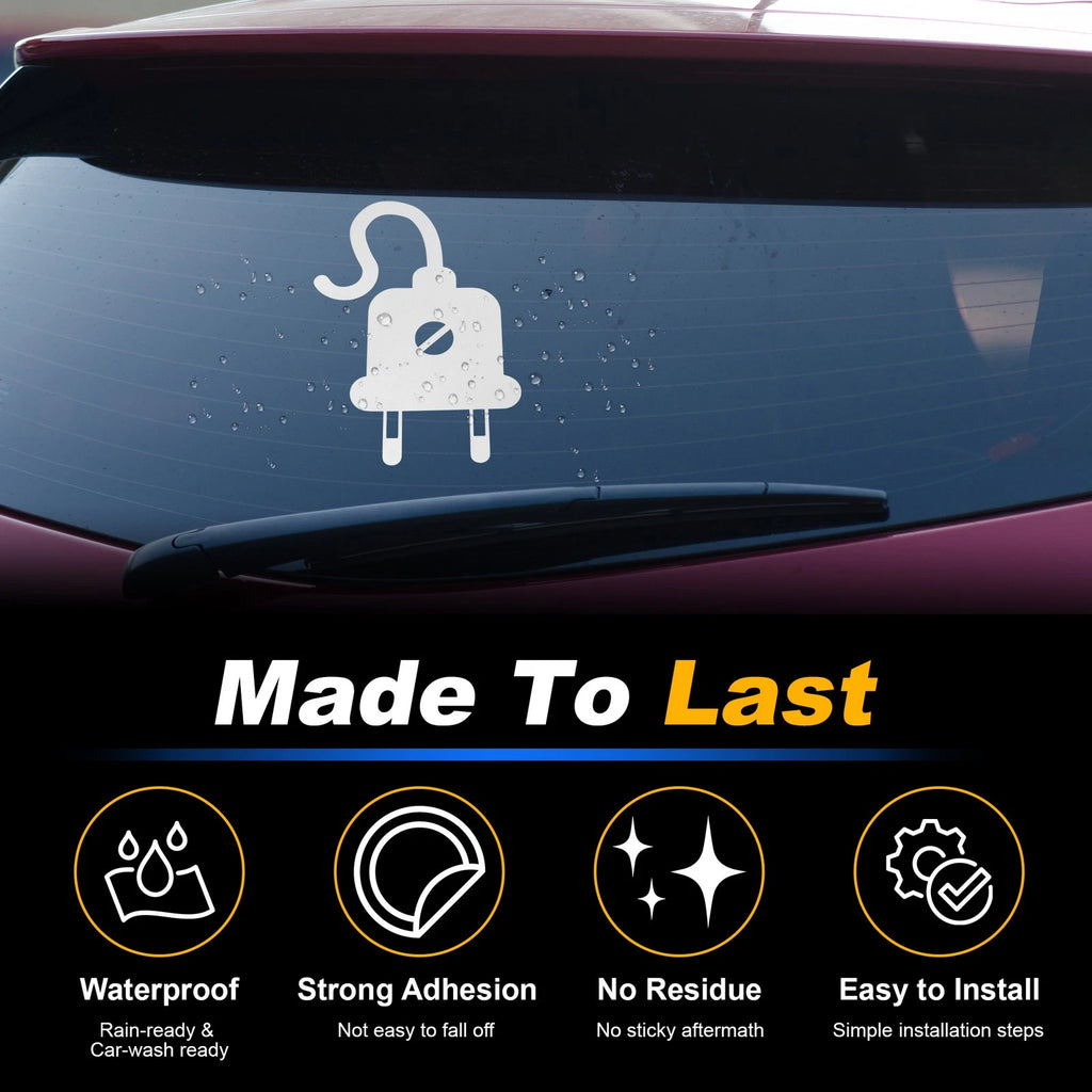 Reflective Bumper Decal for